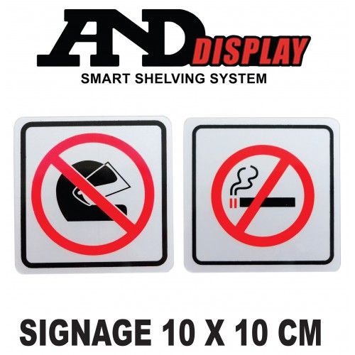 SIGNAGE 10 X 10 CM